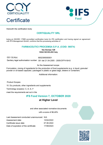 IFS-Certificate