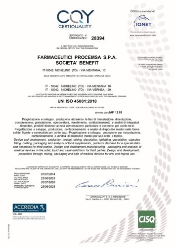 ISO 45001 2018 Pagina 1